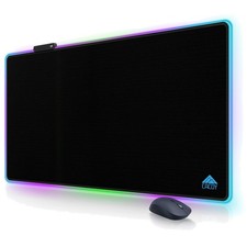 Black RGB Gaming Mouse Pad XXL - Special-Textured Surface picture
