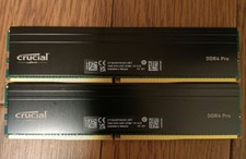 Crucial DDR4-3200 32GB (16GBx2) Desktop RAM with Heatsink Used picture