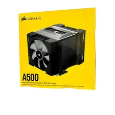 Corsair A500 Dual Fan Cpu Air Cooler Holdfast Mount Xtm50 Paste Yellow Box picture