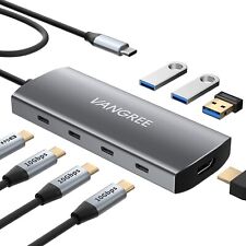 VANGREE USB C to USB C Hub-3 USB 3.2 Gen 2 Ports with 10Gbps, 4K HDMI Adapter, picture