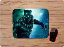 MARVEL BLACK PANTHER CUSTOM MOUSE PAD MAT NON-SLIP SCHOOL HOME OFFICE GIFT picture