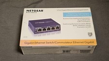 Netgear GS105 V5 Prosafe 5 Port Gigabit Switch WITH POWER ADAPTER picture