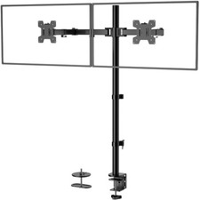 WALI Extra Tall Dual LCD Monitor Fully Adjustable Desk Mount Fits 2 Screens u... picture