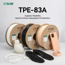eSUN 3D Printer Filament Flexible High Elasticity TPE-83A 1.75mm 1KG 3D Printing picture