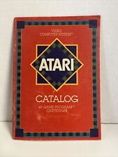 Vintage 1982 Atari Video Computer System Catalog 49 Game Program Cartridges  picture