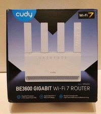 Cudy WR3600E BE3600 Dual-Band Wi-Fi 7 Router With 4 Gigabit Ports - OPEN BOX picture