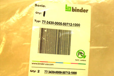 Binder  77-3430-0000-50712-1000 M12-A Unshielded, 10m Long NEW picture