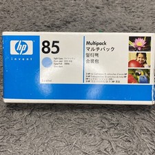 HP 85 Light Cyan Blue C9434A Multipack Ink Cartridge Designjet Printer Exp 3 pk picture