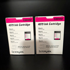 Lexmark 4079 Genuine/Original Magenta Inkjet Cartridge Lot of 2 MPN 1380492 picture