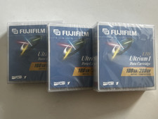 NEW SEALED Fujifilm LTO Ultrium 1 100GB/200GB Data Cartridge Lot of 3 picture