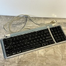 Vintage Apple USB Keyboard M2452 (1998) Teal Blue iMac Extended Keyboard picture