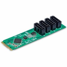 StarTech 4-Port M.2 to SATA Adapter Card (4psatam2adapter) picture