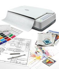 Plustek OpticPro A320E - A3 CCD Sensor Flatbed Scanner , Support Mac and Windows picture