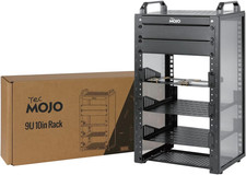 9U Network Rack, 10 Inch Mini Server Rack with 2 Side Translucent Panels & 2 Top picture