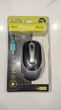 Gear Head Laser Optical Scroll Mouse Scroll Wheel Model PS/2 OM900p New - T picture