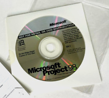 Microsoft Project 98 Project Management Software With Key picture