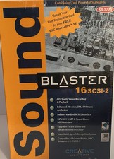 Creative Sound Blaster 16 SCSI-2 CT1770 ISA Card NOS Vintage 1993 Factory Sealed picture