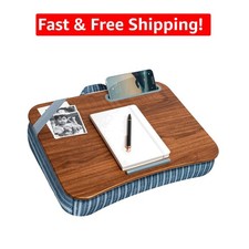 Designer Arrow Striped Lap Desk with Cushion for Comfort - Fits 15.6 picture