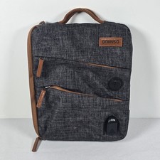 DOMISO 14 Inch Waterproof Laptop Bag Canvas with USB Charging Port Headphone picture