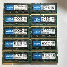 Lot of 10 Crucial 4GB DDR3L-1600 PC3L-12800S SODIMM Laptop RAM Tested 40GB ④ picture