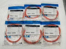 Lot of 6 Tripp Lite N320-03M Duplex Multimode Fiber Patch Cable, LC/LC - 3M picture