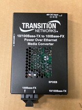 Transition Networks SPOEB10 13-105 Power over Ethernet Media Converter with Powe picture