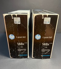 NEW LOT OF 2 HP LASERJET TONER CARTRIDGE INK BLACK 148X 4001 MFP 4101 GENUINE picture