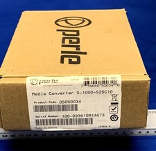 PERLE SYSTEMS 05050034 S-1000-S2Sc10 Media Converter-Working -  picture