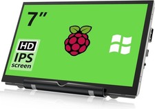 Hamtysan 7 Inch Monitor HDMI LCD Display 1024x600 Raspberry PC CCTV picture