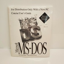 Vintage Microsoft MS-DOS Full Version NIP picture