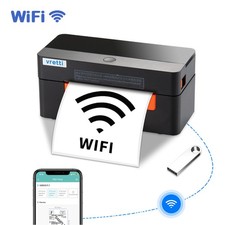 VRETTI Wifi Thermal Shipping Label Printer 4x6 EBAY MERCARI POSHMARK Black picture