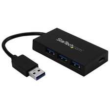Startech HB30A3A1CFB 4 Port USB 3.0 Hub Type-A 1x USB-C And 3x USB-A Ports picture