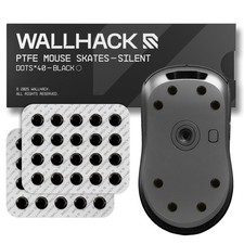 WALLHACK Mouse Skates Silent PTFE Dot Universal Gaming Mouse Speed Control picture