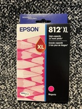 Epson T812XL High-Capacity Magenta Ink Cartridge T812XL320 Date: August 2028 picture