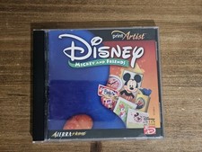 Print Artist: Disney Mickey and Friends (PC, 2001) Nostalgia Y2k 2000s Software picture