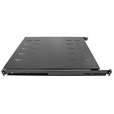 U 19in 4-Post Sliding Server Rack Shelf Adjustable 24-32in Steel 80lb picture