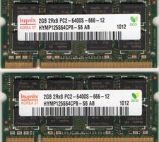 4GB 2x 2GB Kit Dell Latitude E4200 E5400 E5500 E6400 E6500 XFR D630 DDR2 Memory picture