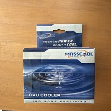 Masscool Fanner Tech USA CPU Cooler ISO 9001 Certified 5T319B1H3G New in Box picture