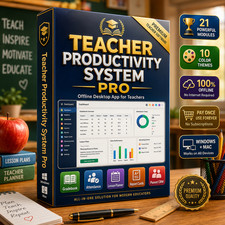 Teacher Productivity Software, Gradebook + Attendance + Lesson Planner + Report picture