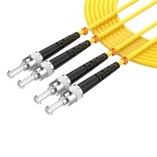lidkew ST to ST Fiber Patch Cable 2.5M/8.2ft OS2 Single Mode Duplex 9/125μm, ... picture