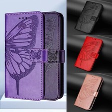 Flip Butterfly Wallet Cover Case For Xiaomi 17 15 14 13 12 11 15T 13T POCO X7 X8 picture