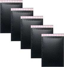 Bubble Mailers 4x6 Inch 12 Pack Small Padded Envelopes Poly 4X6 Inches Black picture
