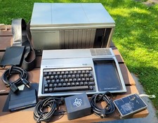 TI-99/4A Peripheral Exp Box PHP1200 w/ 32k Mem Card, RS232 Card, Floppy Drive picture