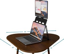 Tablet Stand for iPad Foldable Holder for Desk Portable Monitor Stand 13.3-18.5” picture