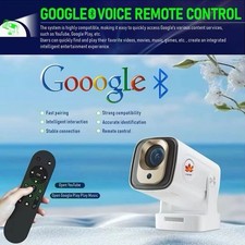 4K Mini Projector HD 1080P Portable WiFi Home Theater Projector with Voice Remot picture