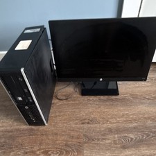 HP Pavilion Desktop PC Intel i5 7th Gen + Monitor Bundle – Works Great – WiFi picture