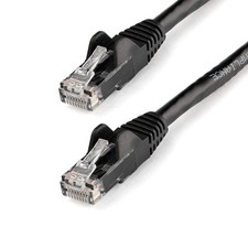 StarTech.com 2m CAT6 Ethernet Cable - Black CAT 6 Gigabit Ethernet Wire -650MHz picture