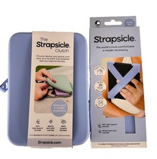 Strapsicle Blue Hand Strap & Clutch  For 11th Gen & Signature Kindles Large New picture