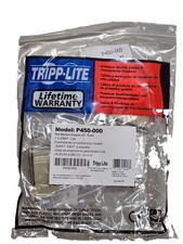 Tripp Lite Null Modem Serial RS232 Modular Adapter Kit 2x DB9F to RJ45F P450-000 picture