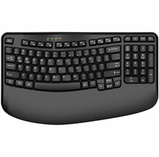 EDJO Wireless Ergonomic Keyboard with Wrist Rest , Wave Keys picture